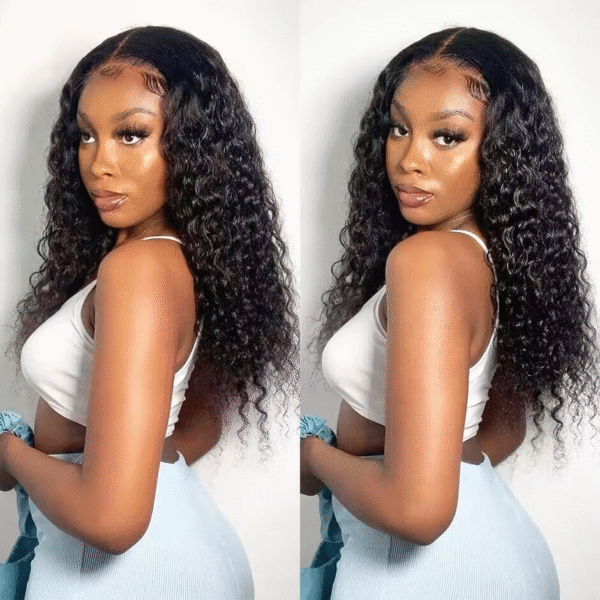 Ms Lula Wear and Go Water Wave Curly Glueless 5x5 HD Lace Closure Wig - Image 3